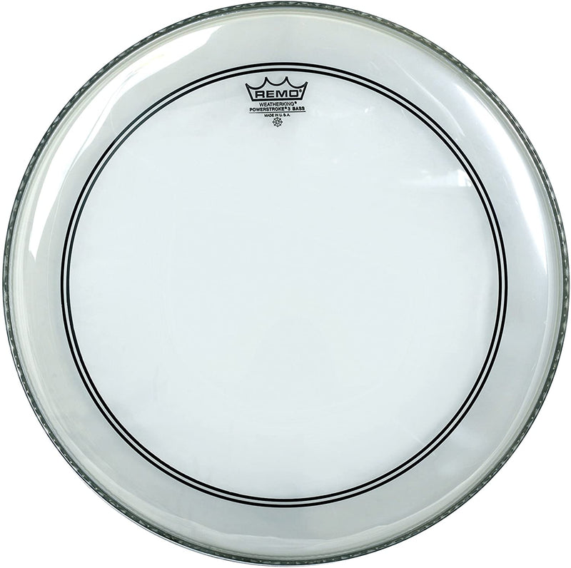 Remo Remo Bass, Powerstroke 3, Clear, 20" Diameter P3-1320-BP- Buy on Feesheh