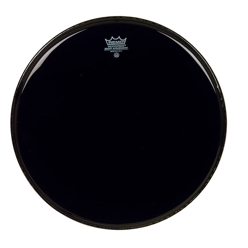 Remo Remo Batter, AMBASSADOR, EBONY, 12" Diameter ES-0012-00- Buy on Feesheh