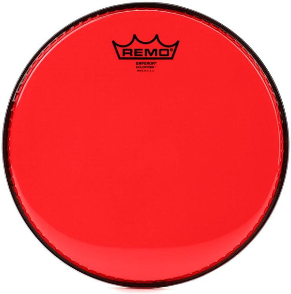 Remo Remo Batter, EMPEROR®, COLORTONE™, 10" Diameter, Red BE-0310-CT-RD Buy on Feesheh