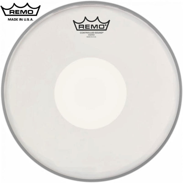 Remo Remo CONTROLLED SOUND®, Coated, 12" Diameter, Clear Dot On Bottom CS-0112-20- Buy on Feesheh