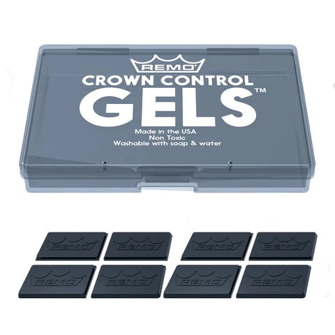 Remo Remo Crown Control Gels  8-pack of Reusable Dampener Pads for Drums CC-1000-00 Buy on Feesheh