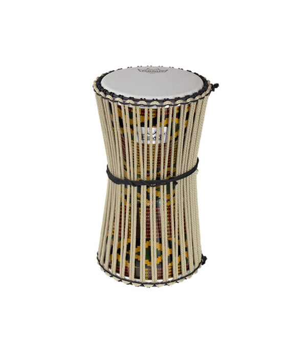 Remo Remo Talking Drum, 8" x 16" Height, SUEDE® Drumhead, Rope, Fabric Kintekloth Finish TD-0816-18- Buy on Feesheh