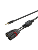 RoxTone Cables and Adapters Roxtone - 2XLRM to 3.5mm JK 5M | GPTC220L5 503752018120 Buy on Feesheh
