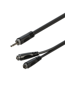 RoxTone Cables and Adapters Roxtone - RAYC400L02 - 3.5mm F X2 To 3.5mm M 0.2M 503752018113 Buy on Feesheh