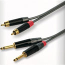 RoxTone RoxTone  GPTC200L15 - 2RCA to 2JK Mono Gold 1.5M 5037520157711 Buy on Feesheh