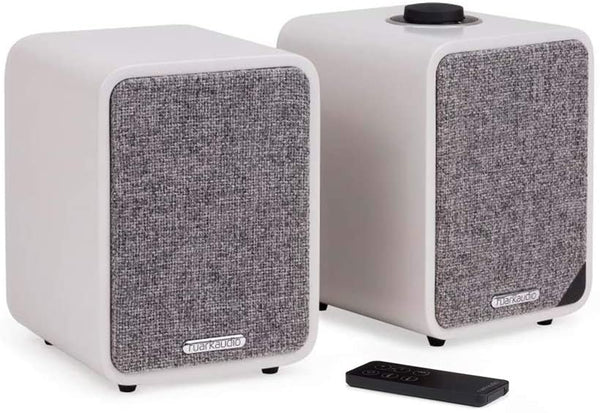 Ruark Audio Speakers Soft Grey Ruark Audio MR1 MKII Bluetooth Active Speakers MR1 MK2 Soft Grey-1 Buy on Feesheh