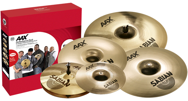 Sabian Cymbals Sabian AAX Praise Set & Worship 5-PIECE Box Set (13" HI HATS, 16" CRASH, 21"RIDE, 11" SPLASH, FREE 18" CRASH) PW1 Buy on Feesheh