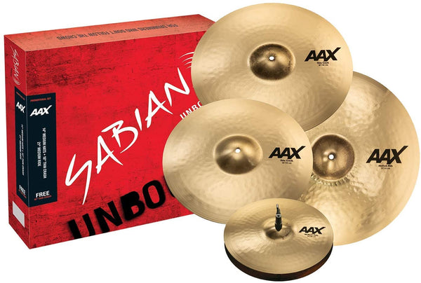 Sabian Cymbals Sabian AAX Promotional Set + Free 18" AAX Thin Crash 25005XCPB Buy on Feesheh