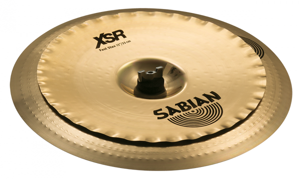 Sabian Cymbals Sabian XSR Fast Stax Cymbal Stack with 13" X-Celerator Top Over 16" China XSRFSXB Buy on Feesheh
