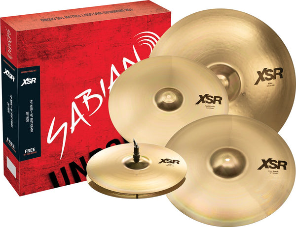 Sabian Cymbals Sabian XSR Performance Set + Free 18" XSR Crash XSR5005GB Buy on Feesheh