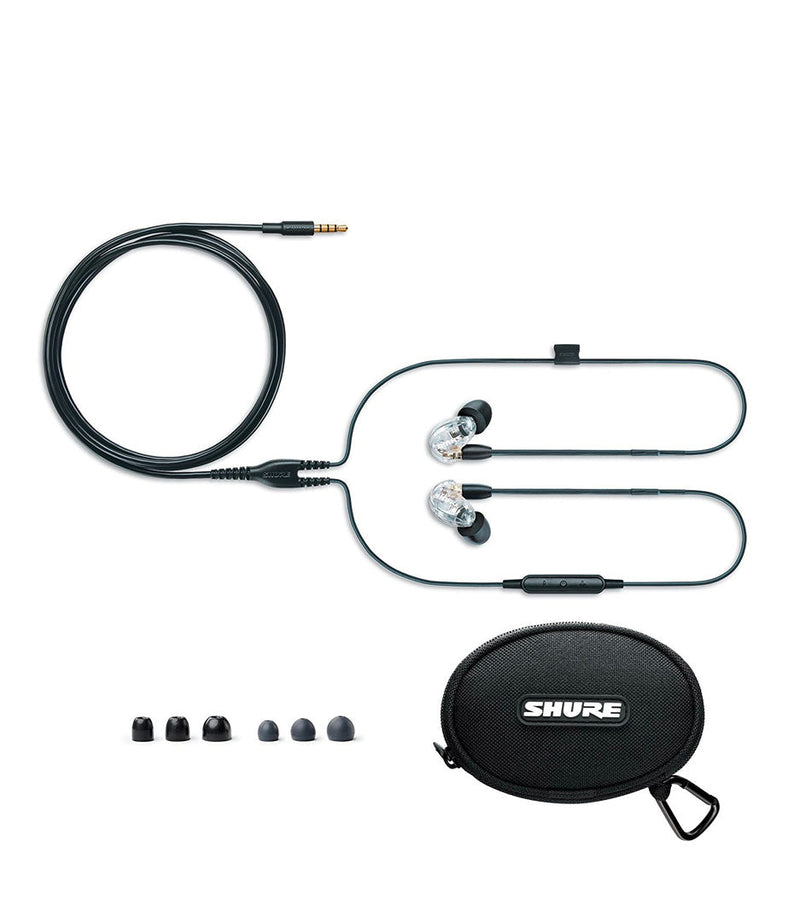 Shure SE215 Black Earphone With RMCE-UNI