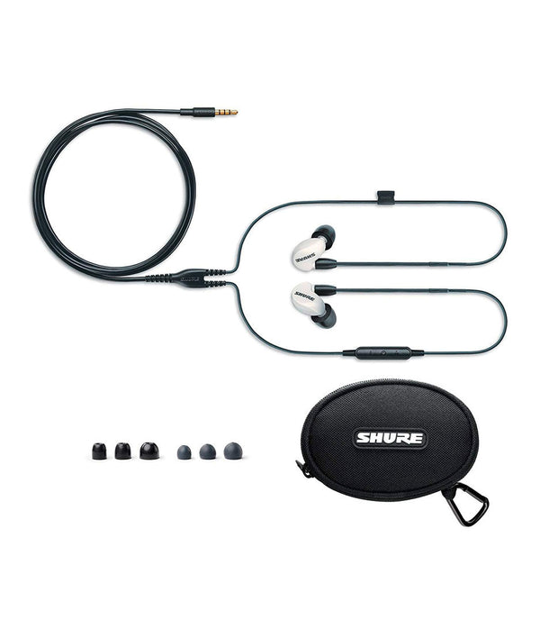 Shure White Special Edition SE215 Earphone With RMCE-UNI