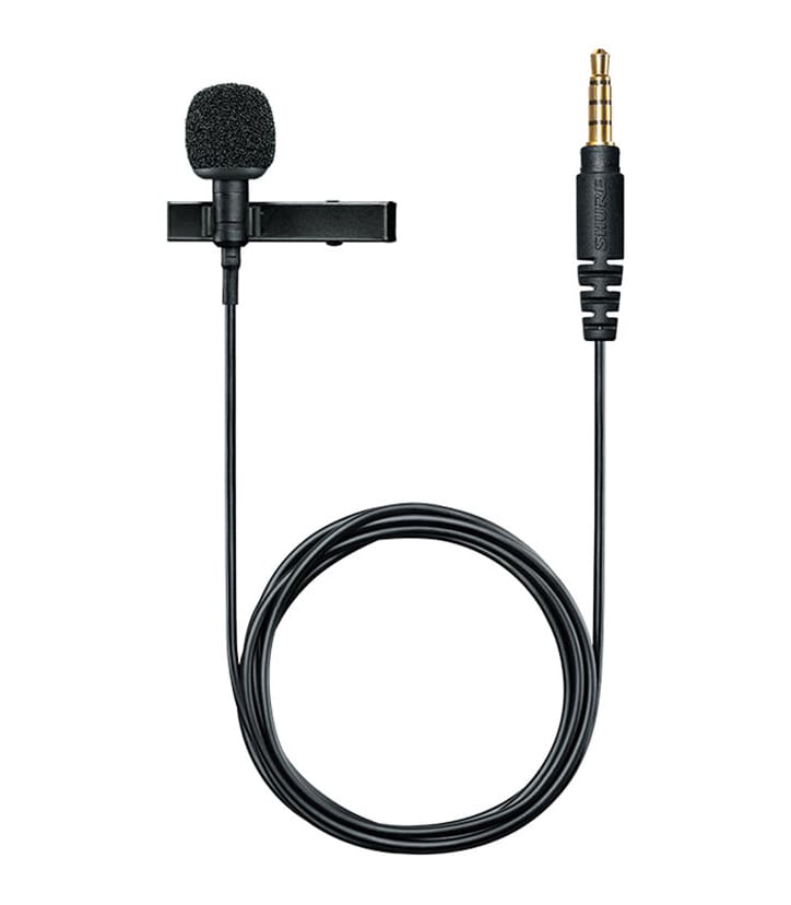 Shure MVL/A Omnidirectional Condenser Lavalier Mic