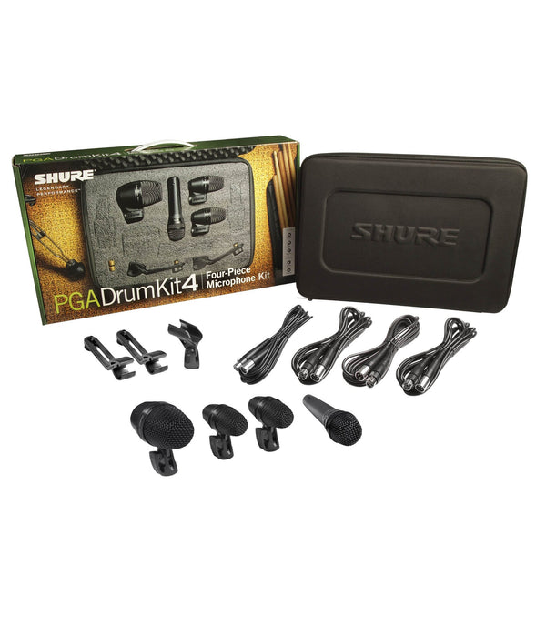 Shure PGA Drumkit4 Four Piece Drum Microphone Kit