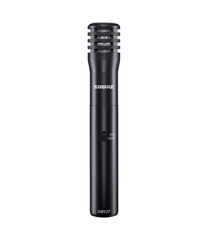 Shure SM137-LC-X Cardioid Condenser Flat Response Instrument Microphone