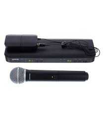 Shure Shure BLX1288/CVL Wireless Combo System with PG58 Handheld and CVL Lavalier BLX1288UKCVLX-K14 Buy on Feesheh
