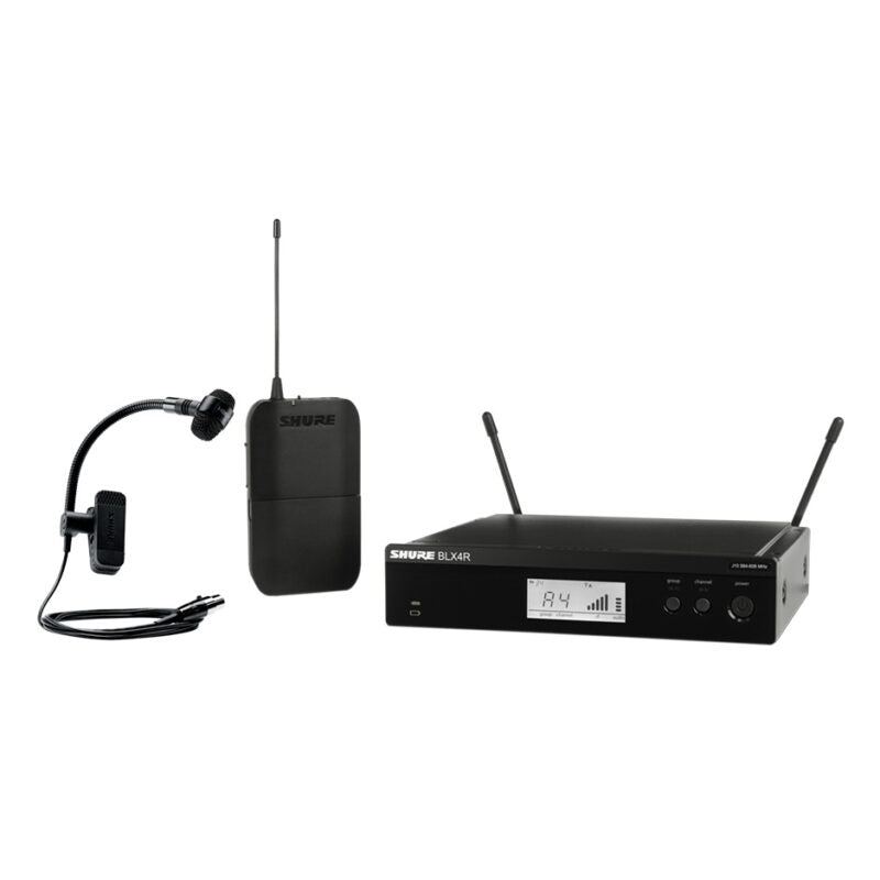 Shure Shure BLX14/P98H Wireless Instrument System with PGA98H Clip-On Horn Microphone BLX14UK/P98HX-K14 Buy on Feesheh