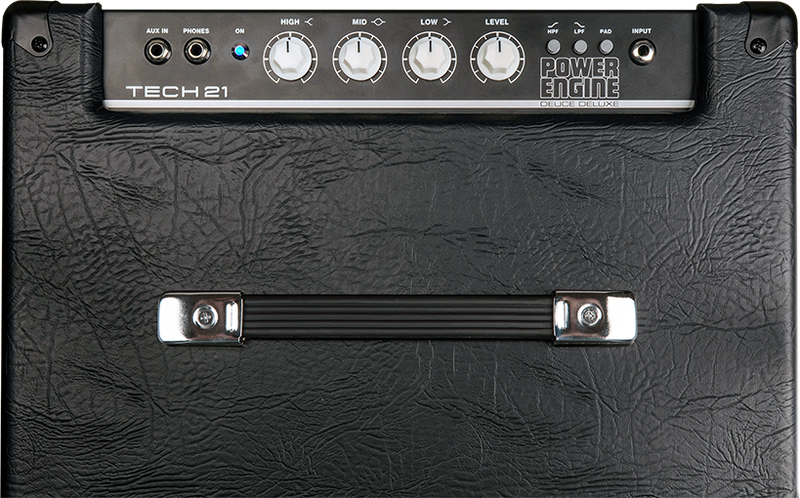 Tech21 Bass Guitar Amplifiers Tech21 Power Engine Deuce Deluxe - 200 Watt 1 x 12" Powered Cab for Guitar and Bass, BLACK Grille PE-200 Buy on Feesheh