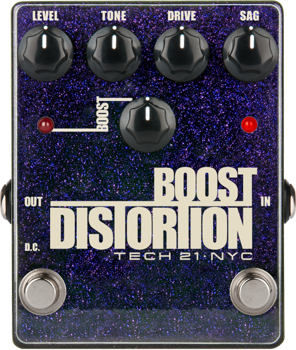 Tech21 Guitar Pedals & Effects Tech21 Boost Distortion Metallic - Analog Distortion with Clean Boost BSTM-D Buy on Feesheh