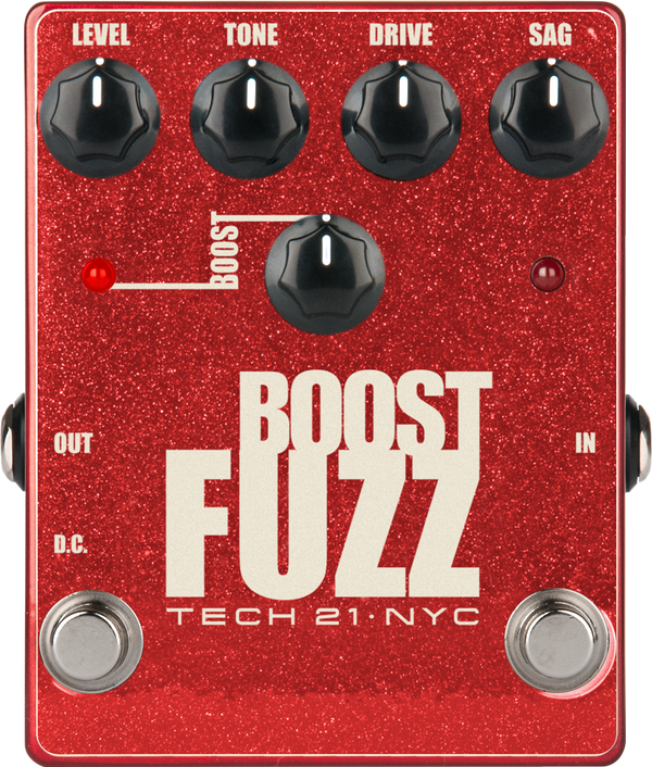 Tech21 Guitar Pedals & Effects Tech21 Boost Fuzz Metallic - Analog Fuzz with Clean Boost BSTM-F Buy on Feesheh