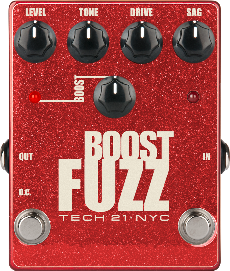 Tech21 Guitar Pedals & Effects Tech21 Boost Fuzz Metallic - Analog Fuzz with Clean Boost BSTM-F Buy on Feesheh