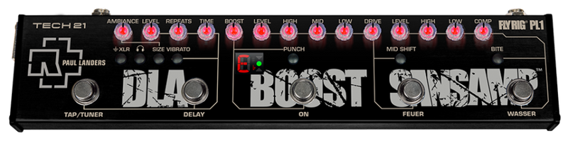 Tech21 Guitar Pedals & Effects Tech21 Paul Landers PL1 Signature Fly Rig - SansAmp, EFX, Boost for Guitar FR-PAUL Buy on Feesheh
