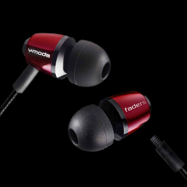 V-Moda Headphones V-Moda  Faders Tuned Metal Earplugs - Rouge vmoda faders Rouge Buy on Feesheh