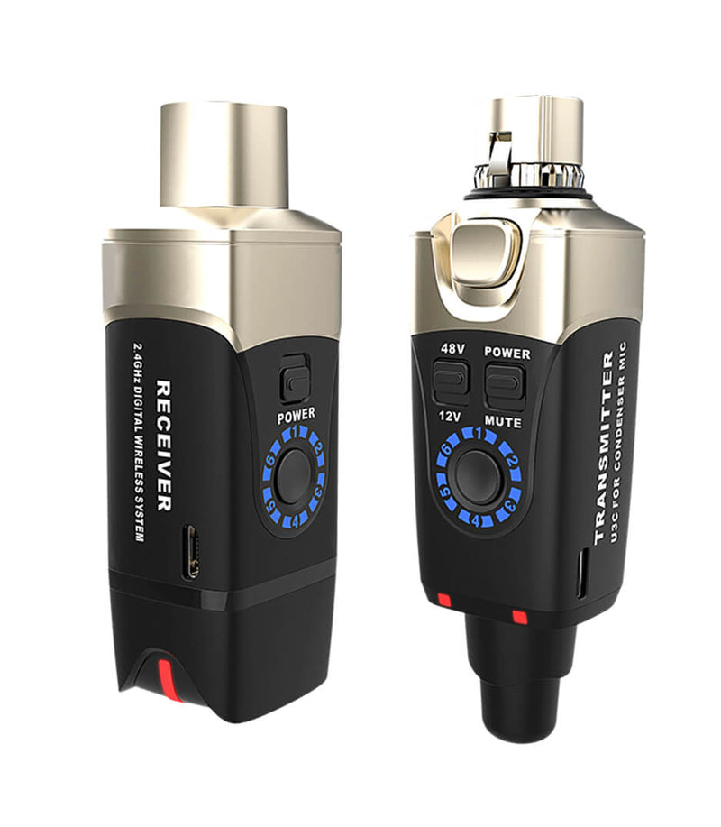 Xvive Microphones Xvive Audio U3C XLR Plug-on Wireless System for Condenser Microphone U3C Buy on Feesheh