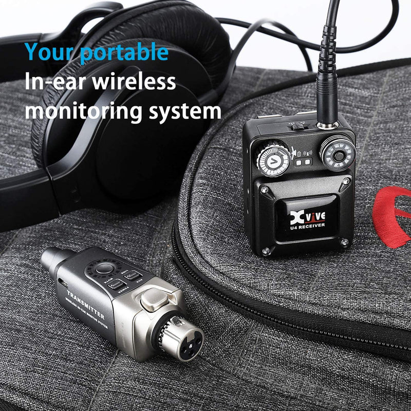 Xvive PA Systems Xvive In-Ear Monitor Wireless System - 1x Transmitter & 2x Receivers U4R2 Buy on Feesheh