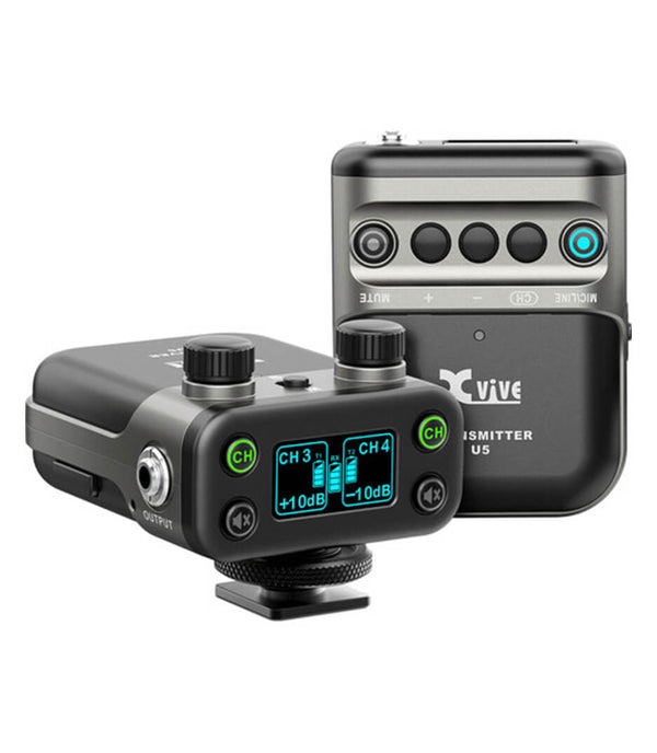 Xvive Xvive U5 Single Channel Lavalier Microphones Wireless System for DSLR Cams U5 Buy on Feesheh